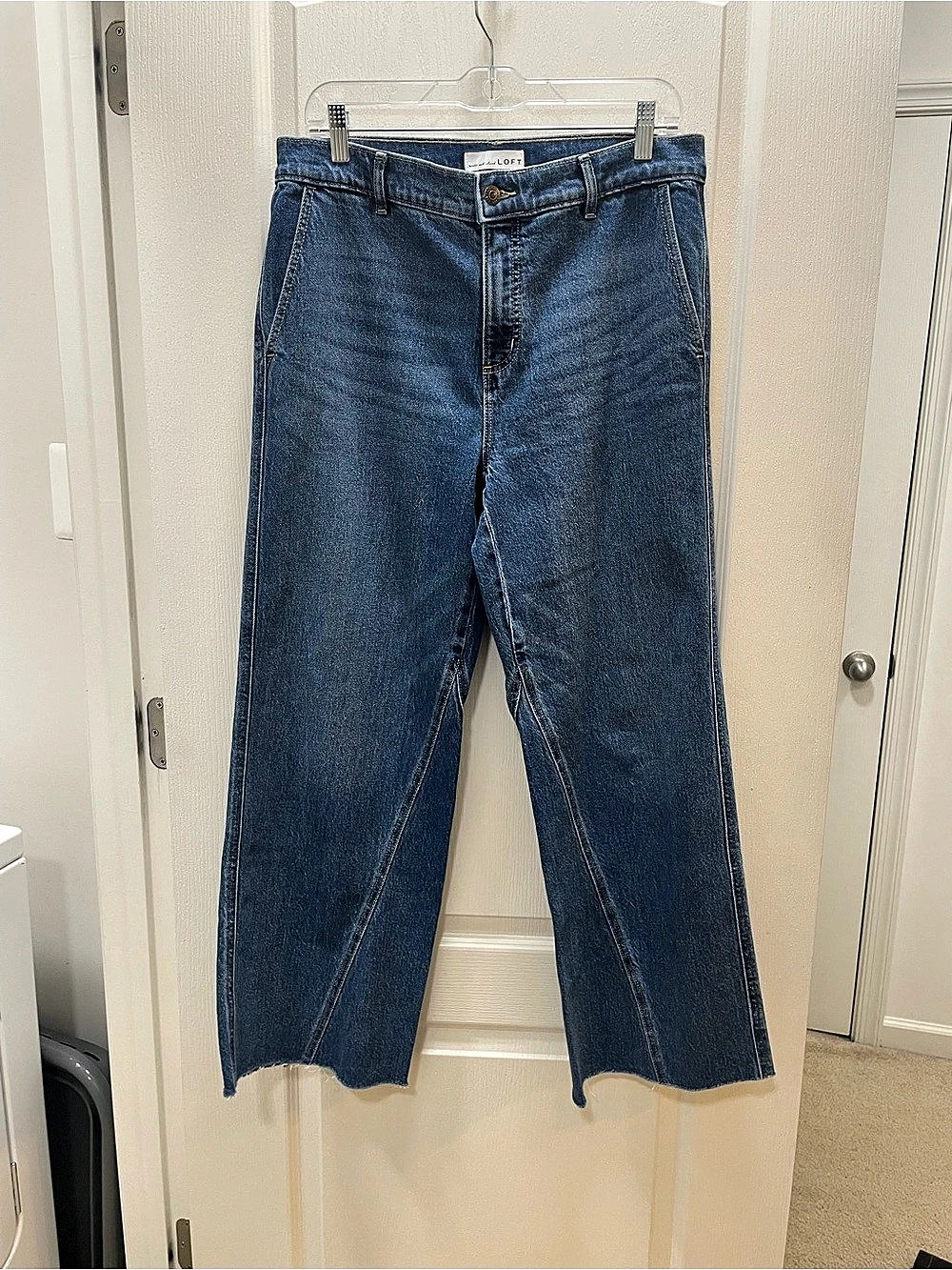 LOFT Wide Leg Jeans Size 8
